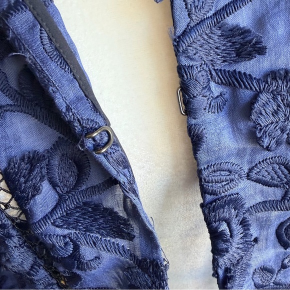 Elie Tahari Navy Lace Women's Blazer | 4 - Picture 4 of 6